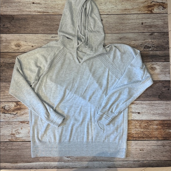 Athleta Tops - Athleta Gray Hooded Sweatshirt